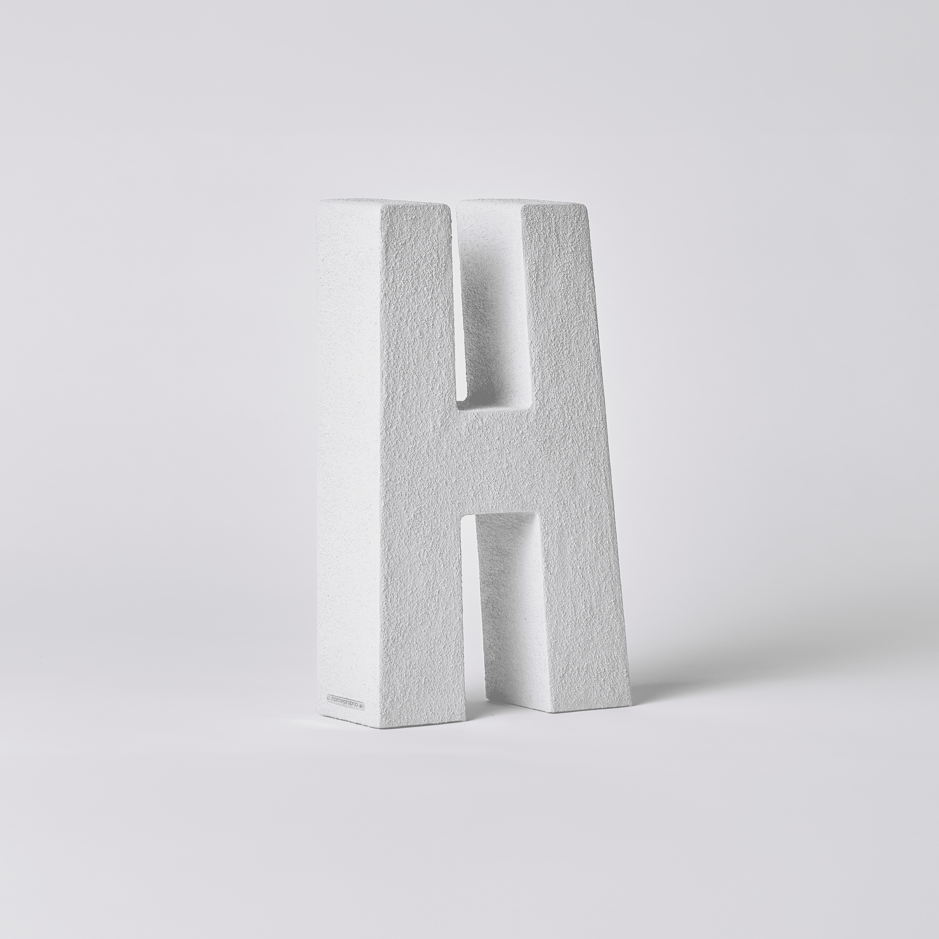 Lettera H Porta Caramelle In Polistirolo - 20 Cm - Contenitore Per Dolci E Decorazioni Feste